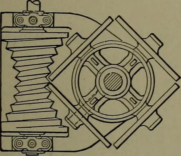 An illustration from Mechanical appliances, mechanical movements and novelties of construction; a complete work and a continuation, as a second volume, of the author's book entitled "Mechanical movements, powers and devices" ... including an explanatory chapter on the leading conceptions of perpetual motion existing during the past three centuries, 1914, leaf 236