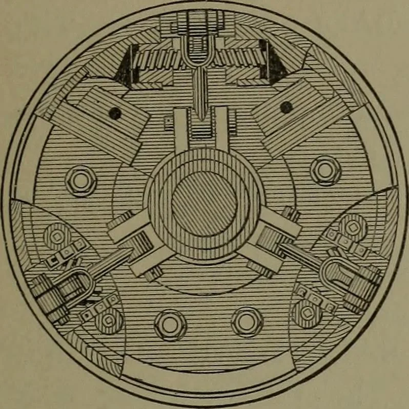 An illustration from Mechanical appliances, mechanical movements and novelties of construction; a complete work and a continuation, as a second volume, of the author's book entitled "Mechanical movements, powers and devices" ... including an explanatory chapter on the leading conceptions of perpetual motion existing during the past three centuries, 1914, leaf 254