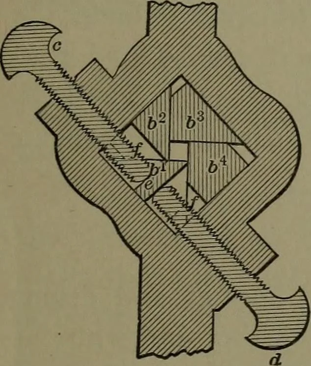 An illustration from Mechanical appliances, mechanical movements and novelties of construction; a complete work and a continuation, as a second volume, of the author's book entitled "Mechanical movements, powers and devices" ... including an explanatory chapter on the leading conceptions of perpetual motion existing during the past three centuries, 1914, leaf 254