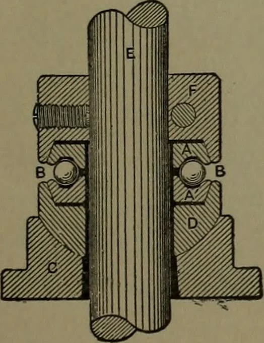 An illustration from Mechanical appliances, mechanical movements and novelties of construction; a complete work and a continuation, as a second volume, of the author's book entitled "Mechanical movements, powers and devices" ... including an explanatory chapter on the leading conceptions of perpetual motion existing during the past three centuries, 1914, leaf 254