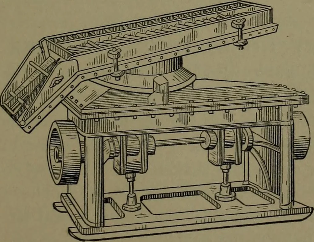 An illustration from Mechanical appliances, mechanical movements and novelties of construction; a complete work and a continuation, as a second volume, of the author's book entitled "Mechanical movements, powers and devices" ... including an explanatory chapter on the leading conceptions of perpetual motion existing during the past three centuries, 1914, leaf 282