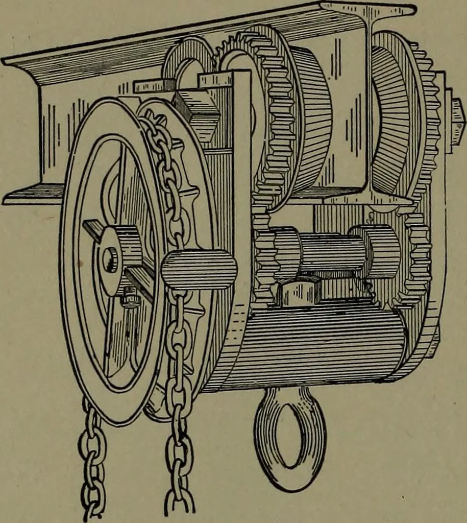 An illustration from Mechanical appliances, mechanical movements and novelties of construction; a complete work and a continuation, as a second volume, of the author's book entitled "Mechanical movements, powers and devices" ... including an explanatory chapter on the leading conceptions of perpetual motion existing during the past three centuries, 1914, leaf 29