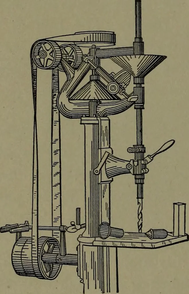 An illustration from Mechanical appliances, mechanical movements and novelties of construction; a complete work and a continuation, as a second volume, of the author's book entitled "Mechanical movements, powers and devices" ... including an explanatory chapter on the leading conceptions of perpetual motion existing during the past three centuries, 1914, leaf 29