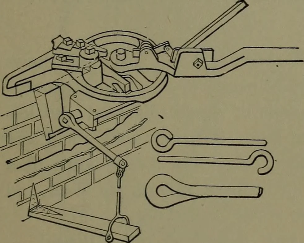 An illustration from Mechanical appliances, mechanical movements and novelties of construction; a complete work and a continuation, as a second volume, of the author's book entitled "Mechanical movements, powers and devices" ... including an explanatory chapter on the leading conceptions of perpetual motion existing during the past three centuries, 1914, leaf 296