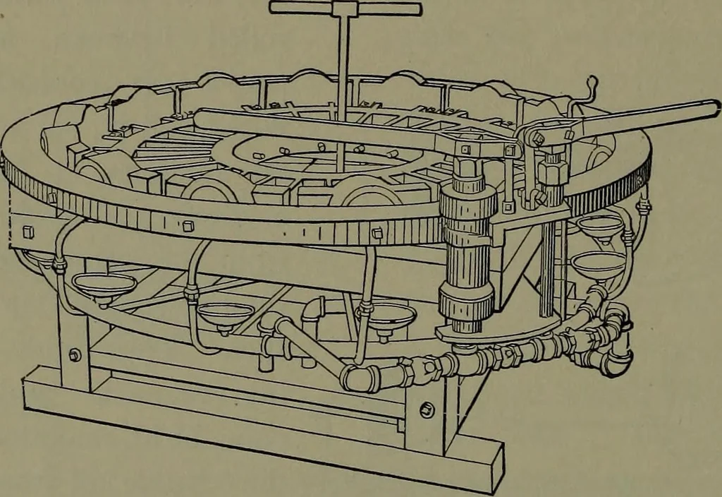 An illustration from Mechanical appliances, mechanical movements and novelties of construction; a complete work and a continuation, as a second volume, of the author's book entitled "Mechanical movements, powers and devices" ... including an explanatory chapter on the leading conceptions of perpetual motion existing during the past three centuries, 1914, leaf 299