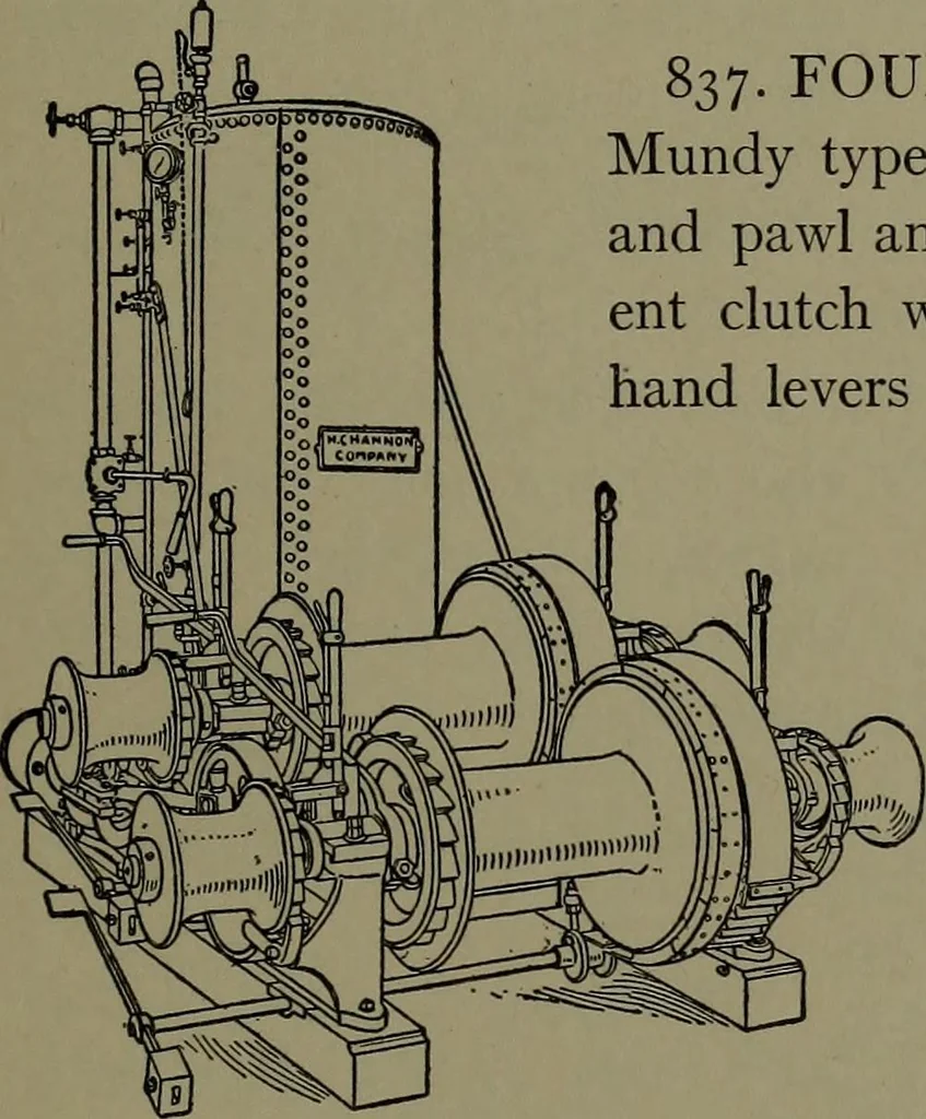 An illustration from Mechanical appliances, mechanical movements and novelties of construction; a complete work and a continuation, as a second volume, of the author's book entitled "Mechanical movements, powers and devices" ... including an explanatory chapter on the leading conceptions of perpetual motion existing during the past three centuries, 1914, leaf 328