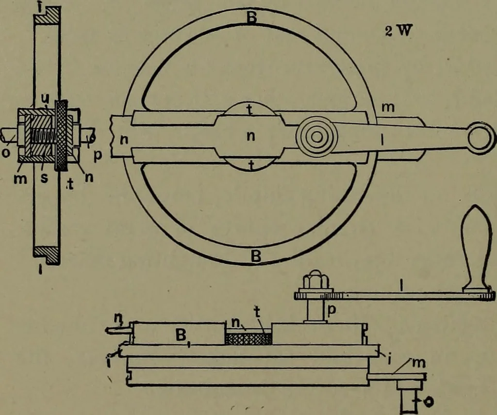 An illustration from Mechanical appliances, mechanical movements and novelties of construction; a complete work and a continuation, as a second volume, of the author's book entitled "Mechanical movements, powers and devices" ... including an explanatory chapter on the leading conceptions of perpetual motion existing during the past three centuries, 1914, leaf 363