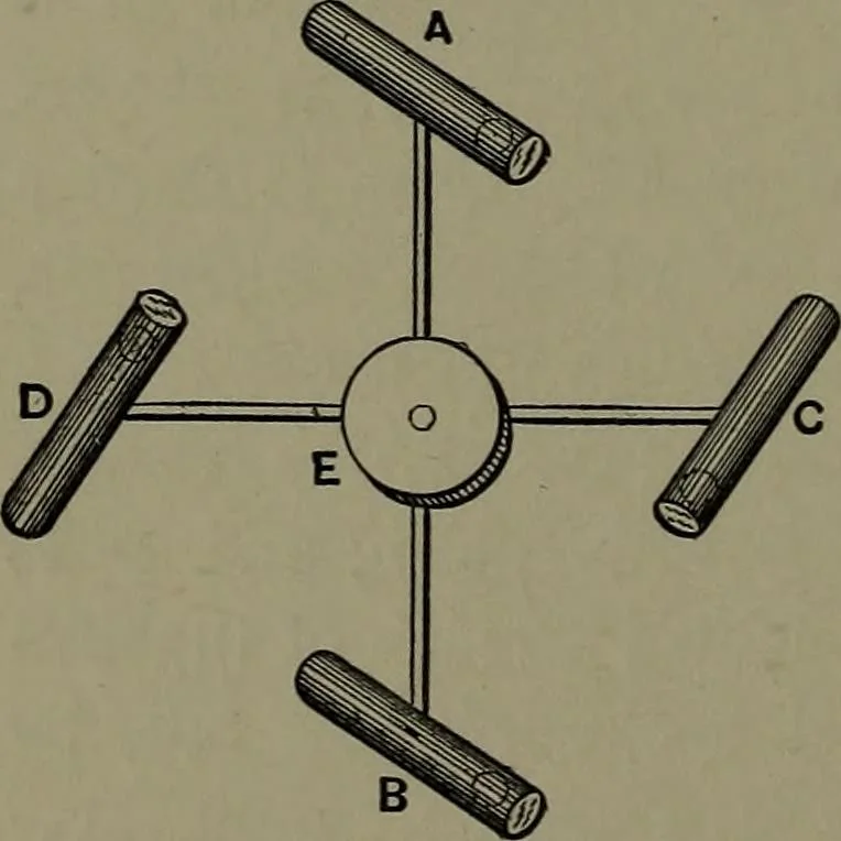 An illustration from Mechanical appliances, mechanical movements and novelties of construction; a complete work and a continuation, as a second volume, of the author's book entitled "Mechanical movements, powers and devices" ... including an explanatory chapter on the leading conceptions of perpetual motion existing during the past three centuries, 1914, leaf 375