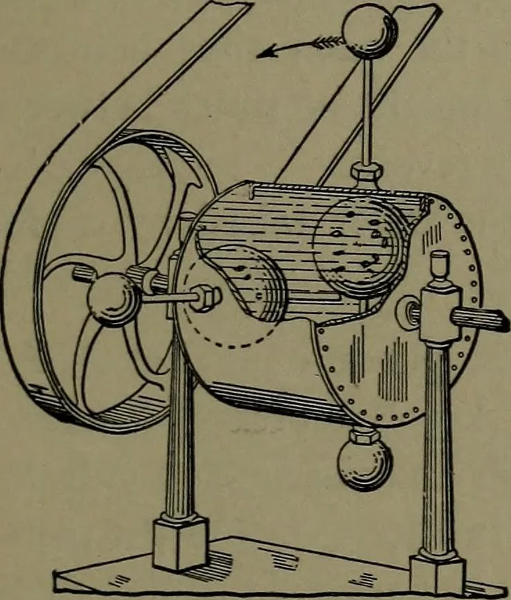 An illustration from Mechanical appliances, mechanical movements and novelties of construction; a complete work and a continuation, as a second volume, of the author's book entitled "Mechanical movements, powers and devices" ... including an explanatory chapter on the leading conceptions of perpetual motion existing during the past three centuries, 1914, leaf 390