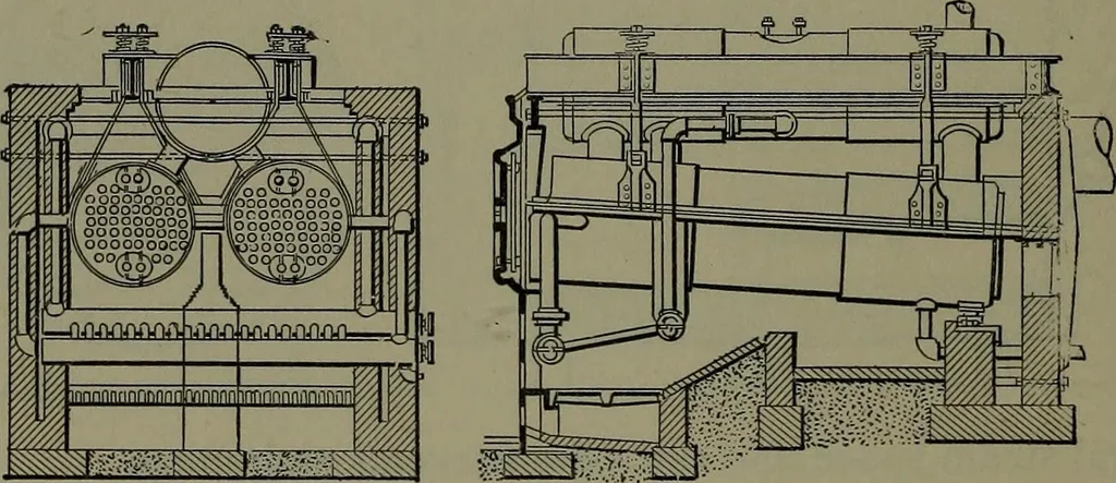 An illustration from Mechanical appliances, mechanical movements and novelties of construction; a complete work and a continuation, as a second volume, of the author's book entitled "Mechanical movements, powers and devices" ... including an explanatory chapter on the leading conceptions of perpetual motion existing during the past three centuries, 1914, leaf 57