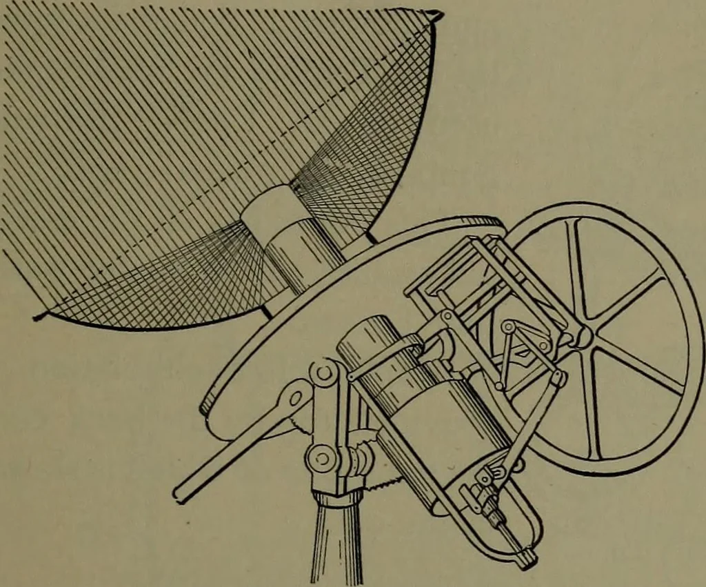 An illustration from Mechanical appliances, mechanical movements and novelties of construction; a complete work and a continuation, as a second volume, of the author's book entitled "Mechanical movements, powers and devices" ... including an explanatory chapter on the leading conceptions of perpetual motion existing during the past three centuries, 1914, leaf 60