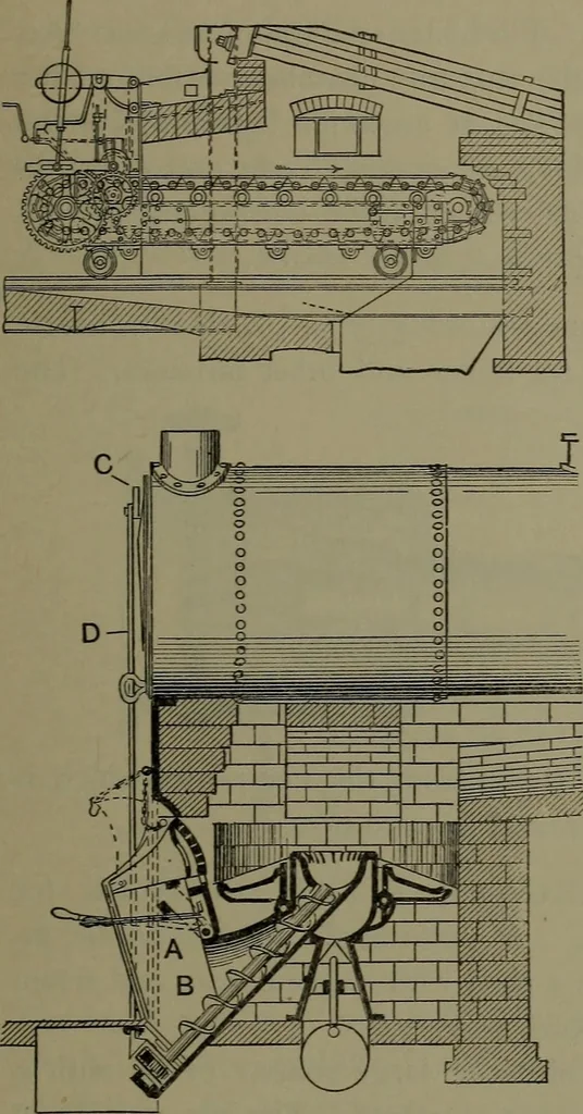 An illustration from Mechanical appliances, mechanical movements and novelties of construction; a complete work and a continuation, as a second volume, of the author's book entitled "Mechanical movements, powers and devices" ... including an explanatory chapter on the leading conceptions of perpetual motion existing during the past three centuries, 1914, leaf 62