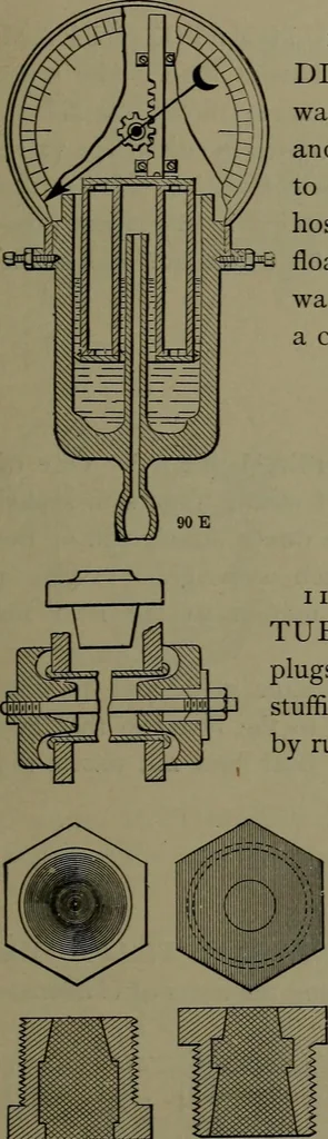 An illustration from Mechanical appliances, mechanical movements and novelties of construction; a complete work and a continuation, as a second volume, of the author's book entitled "Mechanical movements, powers and devices" ... including an explanatory chapter on the leading conceptions of perpetual motion existing during the past three centuries, 1914, leaf 68