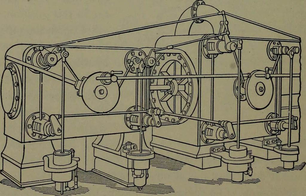 An illustration from Mechanical appliances, mechanical movements and novelties of construction; a complete work and a continuation, as a second volume, of the author's book entitled "Mechanical movements, powers and devices" ... including an explanatory chapter on the leading conceptions of perpetual motion existing during the past three centuries, 1914, leaf 79