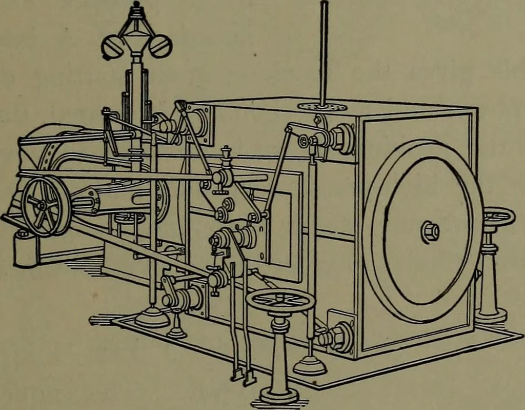 An illustration from Mechanical appliances, mechanical movements and novelties of construction; a complete work and a continuation, as a second volume, of the author's book entitled "Mechanical movements, powers and devices" ... including an explanatory chapter on the leading conceptions of perpetual motion existing during the past three centuries, 1914, leaf 80