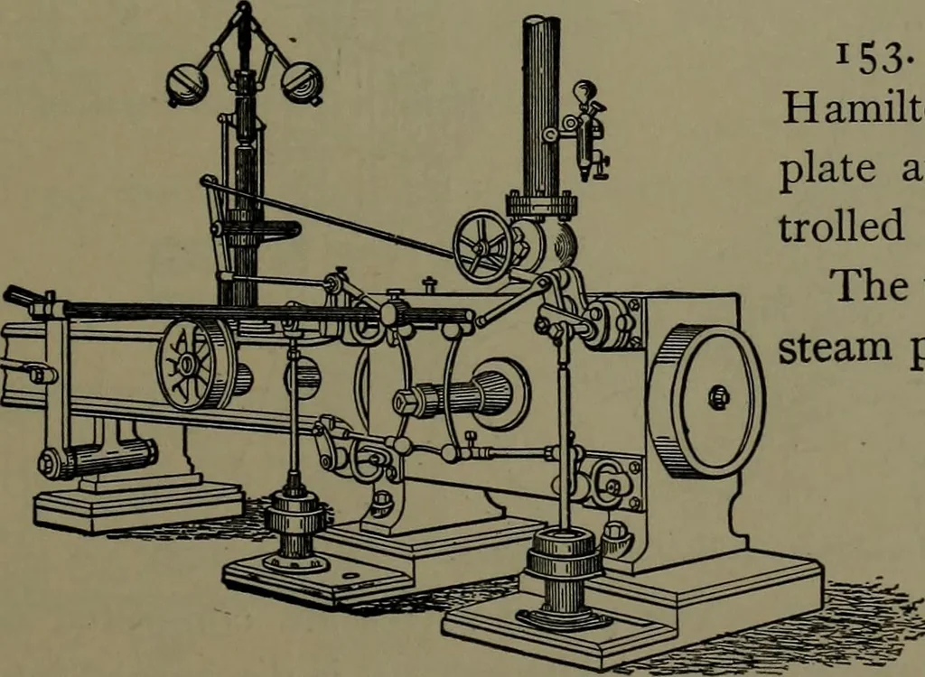 An illustration from Mechanical appliances, mechanical movements and novelties of construction; a complete work and a continuation, as a second volume, of the author's book entitled "Mechanical movements, powers and devices" ... including an explanatory chapter on the leading conceptions of perpetual motion existing during the past three centuries, 1914, leaf 80