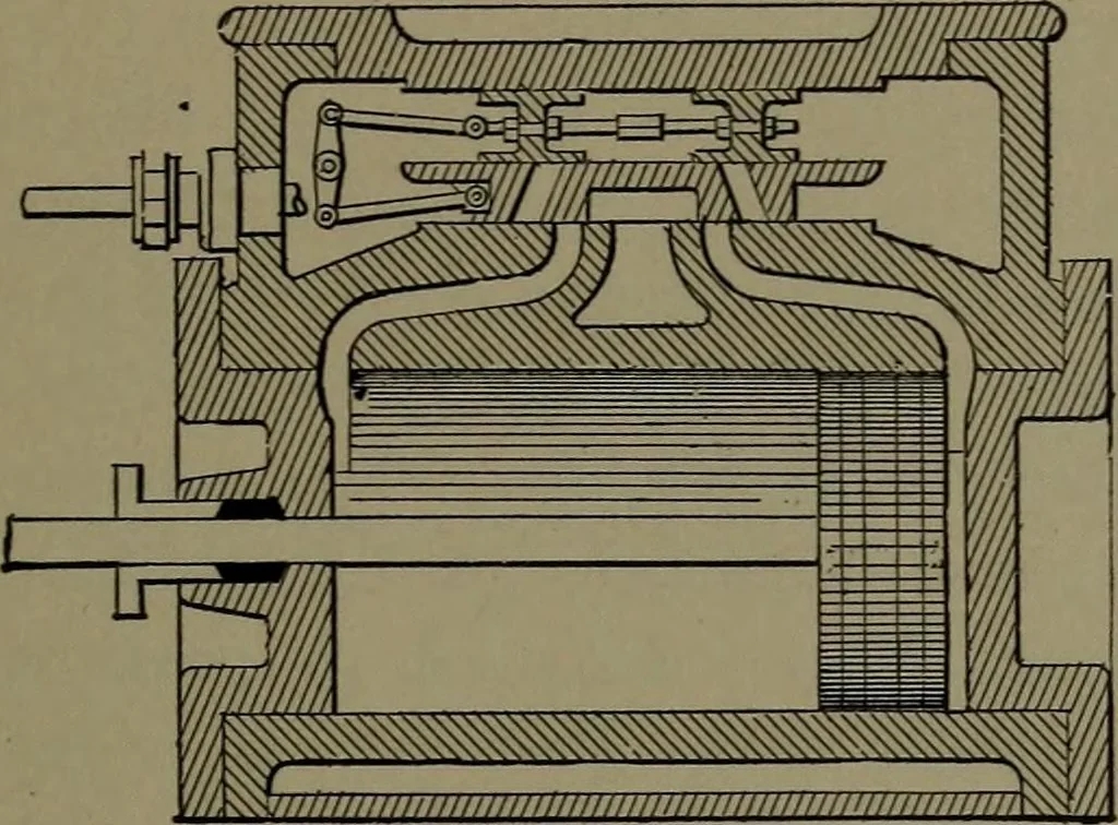 An illustration from Mechanical appliances, mechanical movements and novelties of construction; a complete work and a continuation, as a second volume, of the author's book entitled "Mechanical movements, powers and devices" ... including an explanatory chapter on the leading conceptions of perpetual motion existing during the past three centuries, 1914, leaf 88