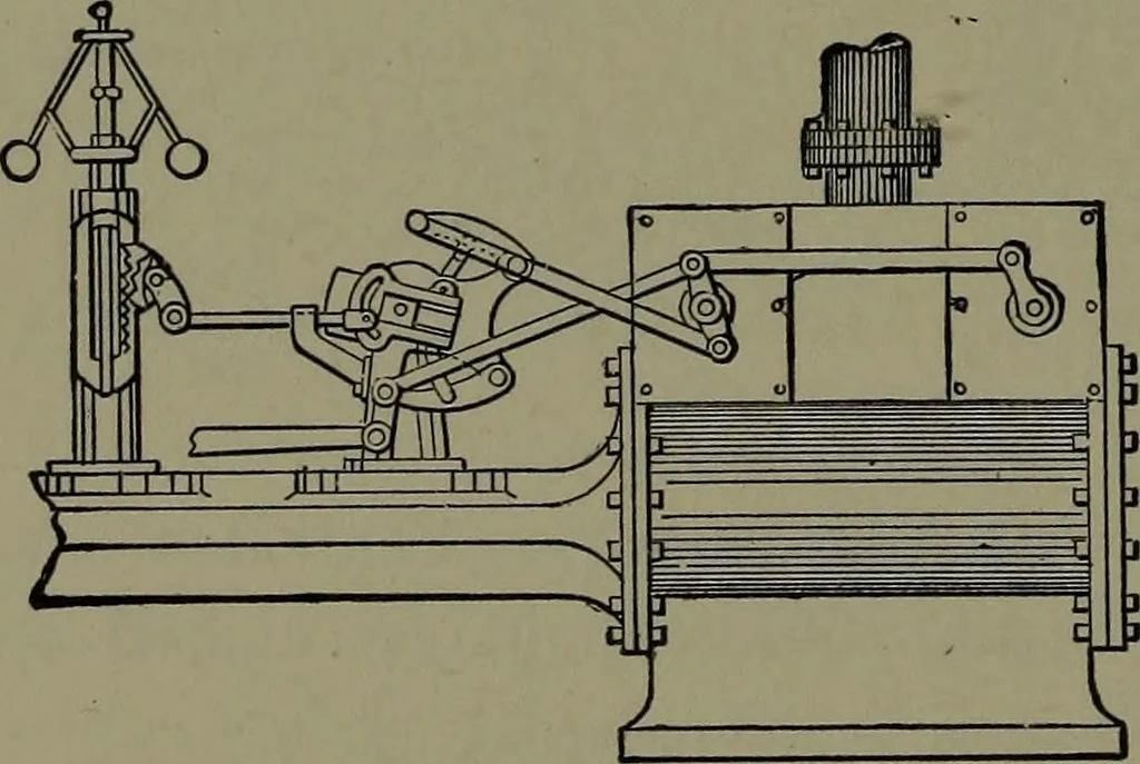 An illustration from Mechanical appliances, mechanical movements and novelties of construction; a complete work and a continuation, as a second volume, of the author's book entitled "Mechanical movements, powers and devices" ... including an explanatory chapter on the leading conceptions of perpetual motion existing during the past three centuries, 1914, leaf 91