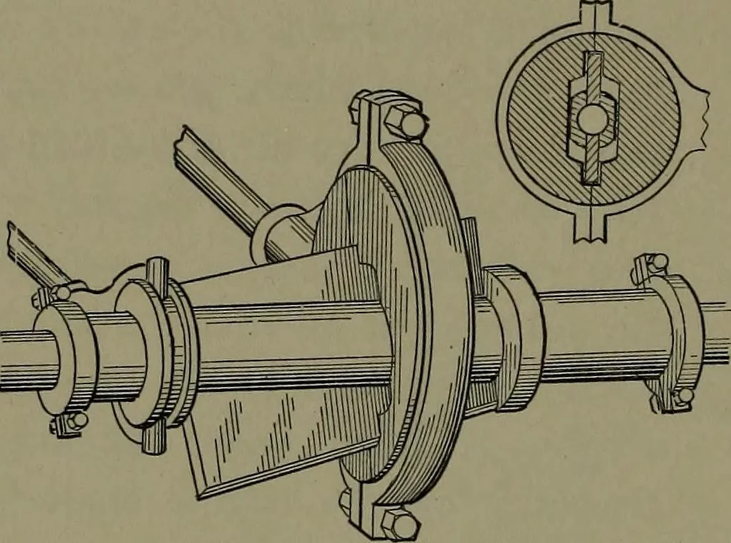 An illustration from Mechanical appliances, mechanical movements and novelties of construction; a complete work and a continuation, as a second volume, of the author's book entitled "Mechanical movements, powers and devices" ... including an explanatory chapter on the leading conceptions of perpetual motion existing during the past three centuries, 1914, leaf 99