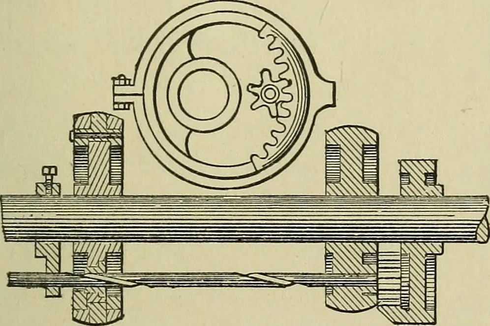 An illustration from Mechanical applicances, mechanical movements and novelties of construction; a complete work and a continuation, as a second volume, of the author's book entitled "Mechanical mvements, powers and devices";, 1917, leaf 100