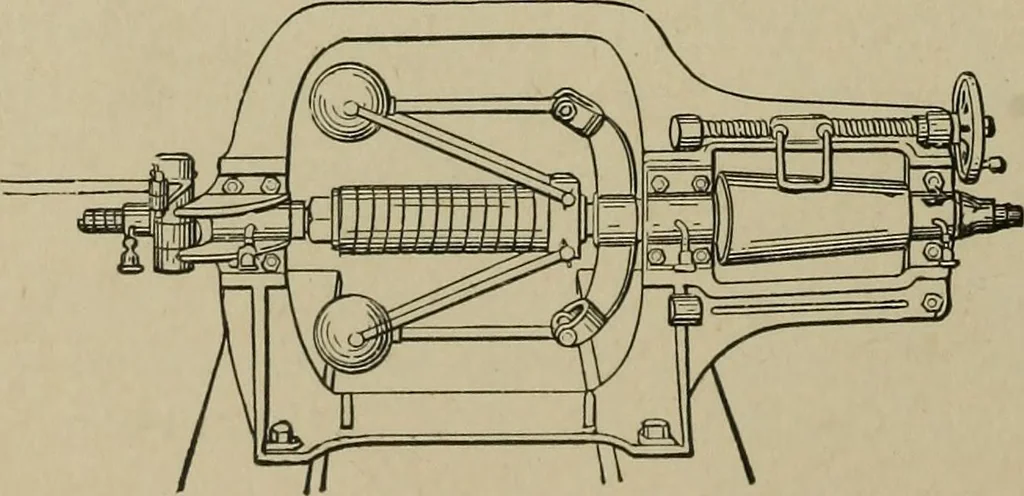 An illustration from Mechanical applicances, mechanical movements and novelties of construction; a complete work and a continuation, as a second volume, of the author's book entitled "Mechanical mvements, powers and devices";, 1917, leaf 103