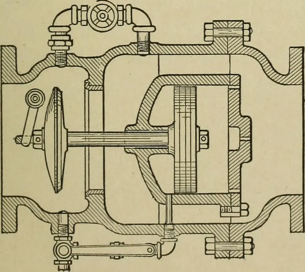 An illustration from Mechanical applicances, mechanical movements and novelties of construction; a complete work and a continuation, as a second volume, of the author's book entitled "Mechanical mvements, powers and devices";, 1917, leaf 104