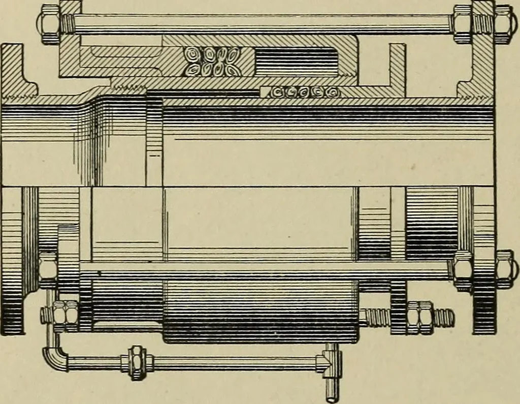 An illustration from Mechanical applicances, mechanical movements and novelties of construction; a complete work and a continuation, as a second volume, of the author's book entitled "Mechanical mvements, powers and devices";, 1917, leaf 107