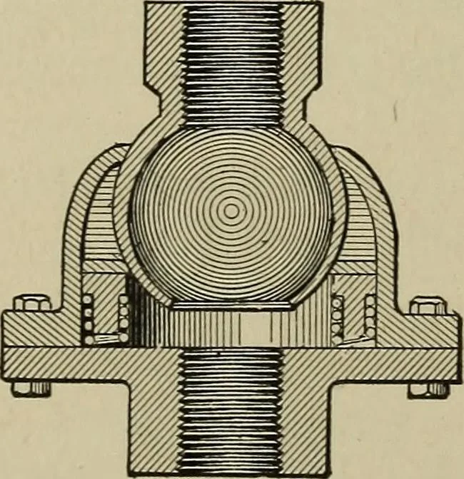 An illustration from Mechanical applicances, mechanical movements and novelties of construction; a complete work and a continuation, as a second volume, of the author's book entitled "Mechanical mvements, powers and devices";, 1917, leaf 107