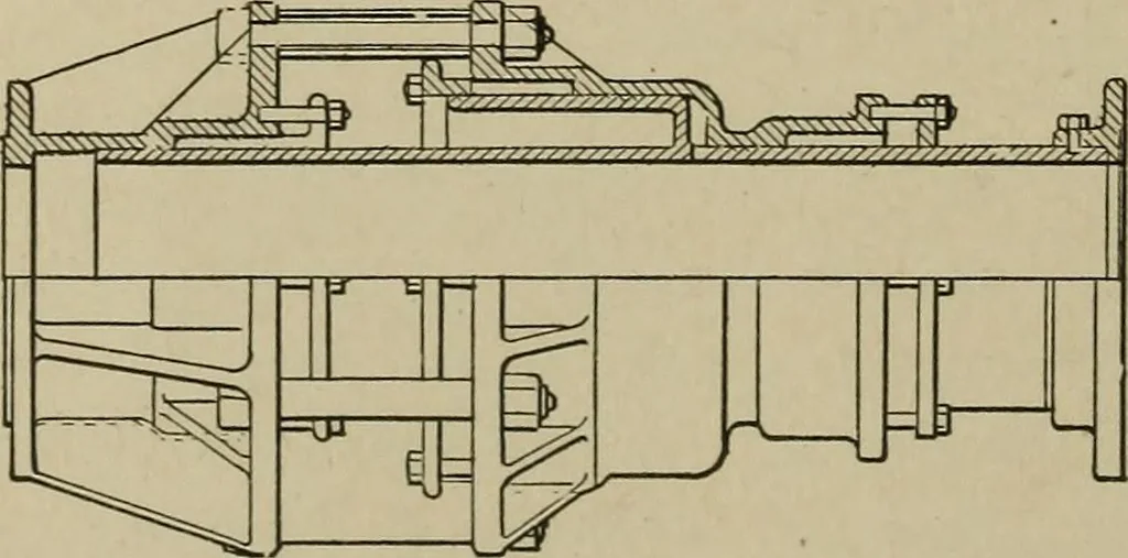 An illustration from Mechanical applicances, mechanical movements and novelties of construction; a complete work and a continuation, as a second volume, of the author's book entitled "Mechanical mvements, powers and devices";, 1917, leaf 107