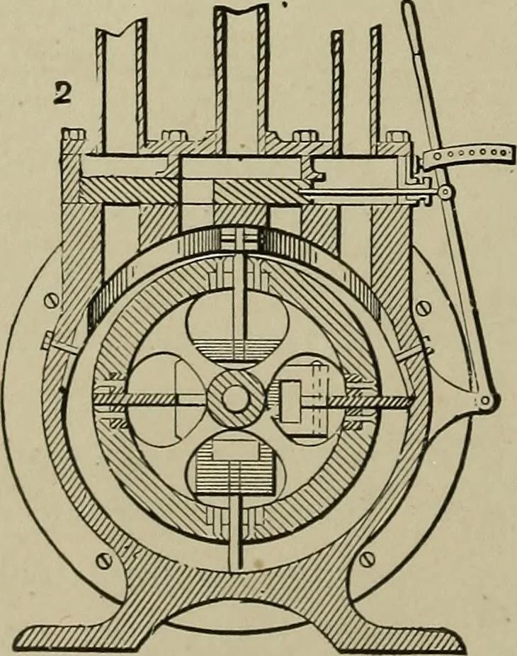 An illustration from Mechanical applicances, mechanical movements and novelties of construction; a complete work and a continuation, as a second volume, of the author's book entitled "Mechanical mvements, powers and devices";, 1917, leaf 109