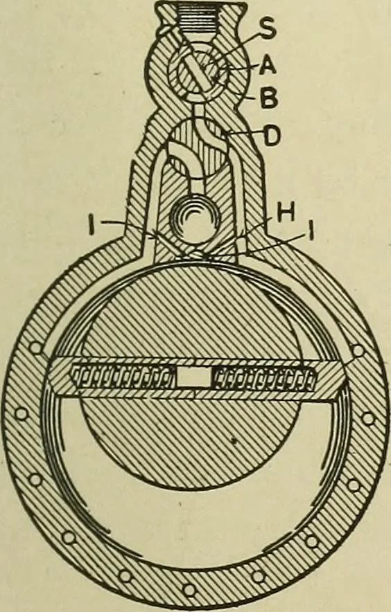 An illustration from Mechanical applicances, mechanical movements and novelties of construction; a complete work and a continuation, as a second volume, of the author's book entitled "Mechanical mvements, powers and devices";, 1917, leaf 114