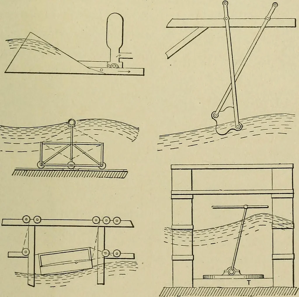 An illustration from Mechanical applicances, mechanical movements and novelties of construction; a complete work and a continuation, as a second volume, of the author's book entitled "Mechanical mvements, powers and devices";, 1917, leaf 128