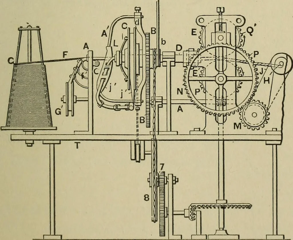 An illustration from Mechanical applicances, mechanical movements and novelties of construction; a complete work and a continuation, as a second volume, of the author's book entitled "Mechanical mvements, powers and devices";, 1917, leaf 172