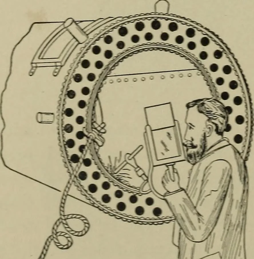 An illustration from Mechanical applicances, mechanical movements and novelties of construction; a complete work and a continuation, as a second volume, of the author's book entitled "Mechanical mvements, powers and devices";, 1917, leaf 181