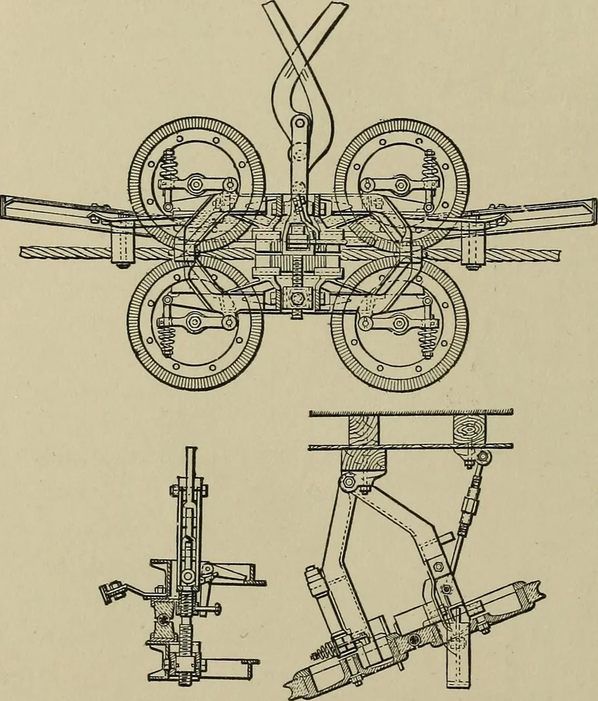 An illustration from Mechanical applicances, mechanical movements and novelties of construction; a complete work and a continuation, as a second volume, of the author's book entitled "Mechanical mvements, powers and devices";, 1917, leaf 231