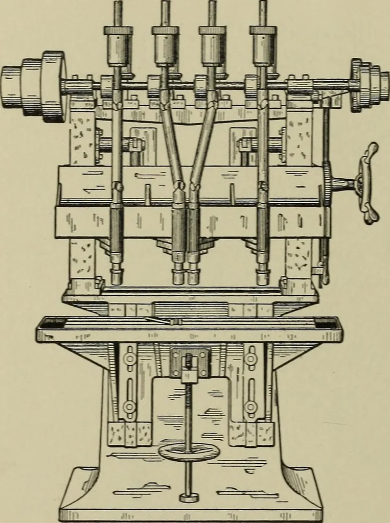 An illustration from Mechanical applicances, mechanical movements and novelties of construction; a complete work and a continuation, as a second volume, of the author's book entitled "Mechanical mvements, powers and devices";, 1917, leaf 233