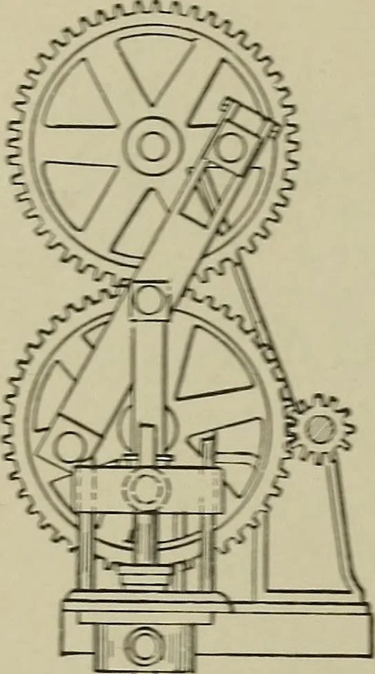 An illustration from Mechanical applicances, mechanical movements and novelties of construction; a complete work and a continuation, as a second volume, of the author's book entitled "Mechanical mvements, powers and devices";, 1917, leaf 241