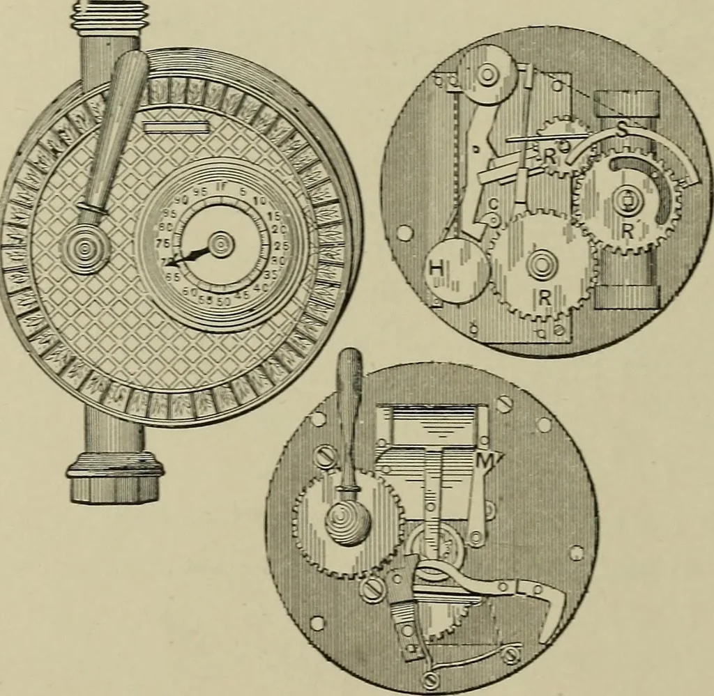 An illustration from Mechanical applicances, mechanical movements and novelties of construction; a complete work and a continuation, as a second volume, of the author's book entitled "Mechanical mvements, powers and devices";, 1917, leaf 261