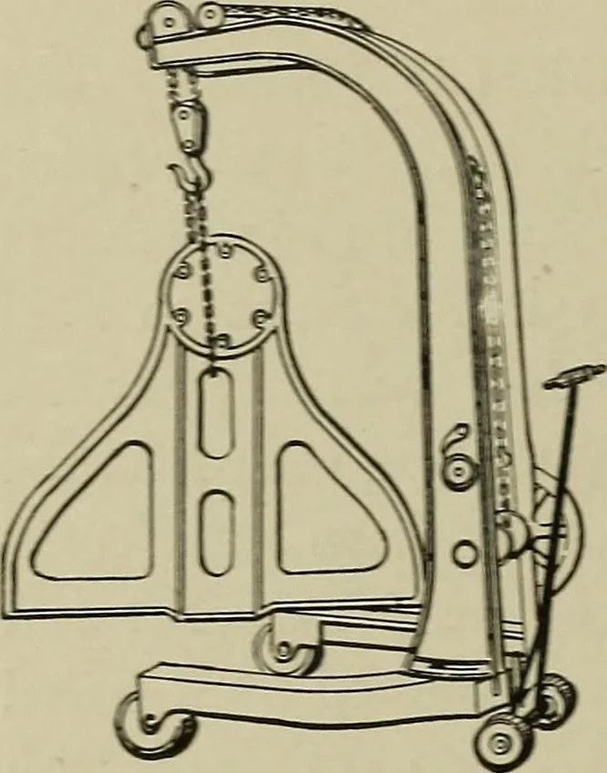 An illustration from Mechanical applicances, mechanical movements and novelties of construction; a complete work and a continuation, as a second volume, of the author's book entitled "Mechanical mvements, powers and devices";, 1917, leaf 297