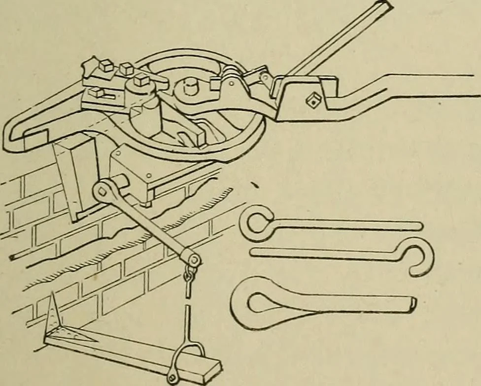 An illustration from Mechanical applicances, mechanical movements and novelties of construction; a complete work and a continuation, as a second volume, of the author's book entitled "Mechanical mvements, powers and devices";, 1917, leaf 298