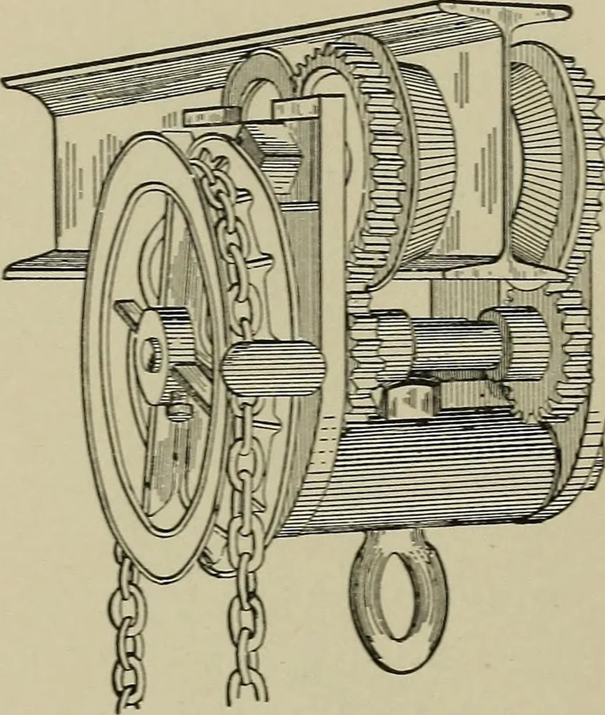 An illustration from Mechanical applicances, mechanical movements and novelties of construction; a complete work and a continuation, as a second volume, of the author's book entitled "Mechanical mvements, powers and devices";, 1917, leaf 31