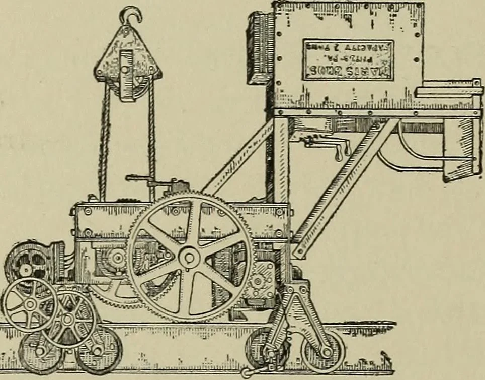 An illustration from Mechanical applicances, mechanical movements and novelties of construction; a complete work and a continuation, as a second volume, of the author's book entitled "Mechanical mvements, powers and devices";, 1917, leaf 313