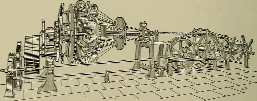 An illustration from Mechanical applicances, mechanical movements and novelties of construction; a complete work and a continuation, as a second volume, of the author's book entitled "Mechanical mvements, powers and devices";, 1917, leaf 321