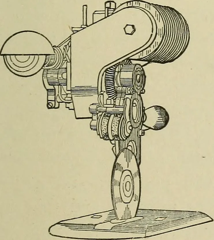 An illustration from Mechanical applicances, mechanical movements and novelties of construction; a complete work and a continuation, as a second volume, of the author's book entitled "Mechanical mvements, powers and devices";, 1917, leaf 322