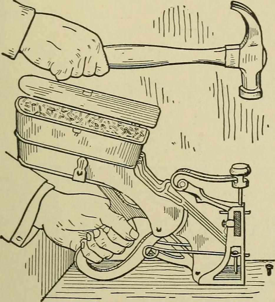 An illustration from Mechanical applicances, mechanical movements and novelties of construction; a complete work and a continuation, as a second volume, of the author's book entitled "Mechanical mvements, powers and devices";, 1917, leaf 328