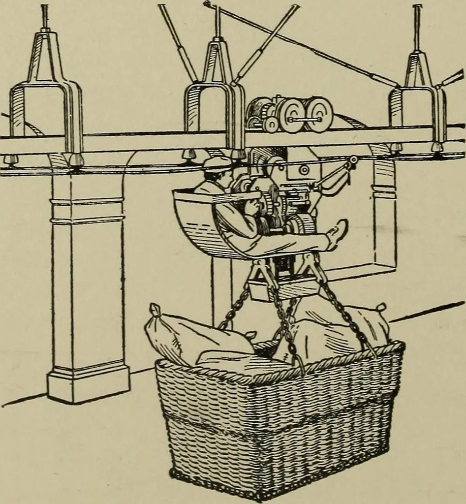 An illustration from Mechanical applicances, mechanical movements and novelties of construction; a complete work and a continuation, as a second volume, of the author's book entitled "Mechanical mvements, powers and devices";, 1917, leaf 341