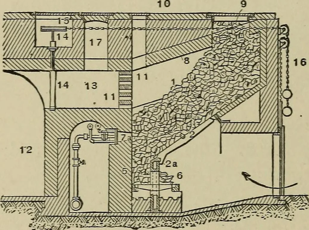 An illustration from Mechanical applicances, mechanical movements and novelties of construction; a complete work and a continuation, as a second volume, of the author's book entitled "Mechanical mvements, powers and devices";, 1917, leaf 351