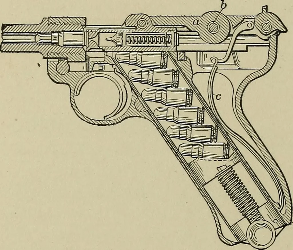 An illustration from Mechanical applicances, mechanical movements and novelties of construction; a complete work and a continuation, as a second volume, of the author's book entitled "Mechanical mvements, powers and devices";, 1917, leaf 357