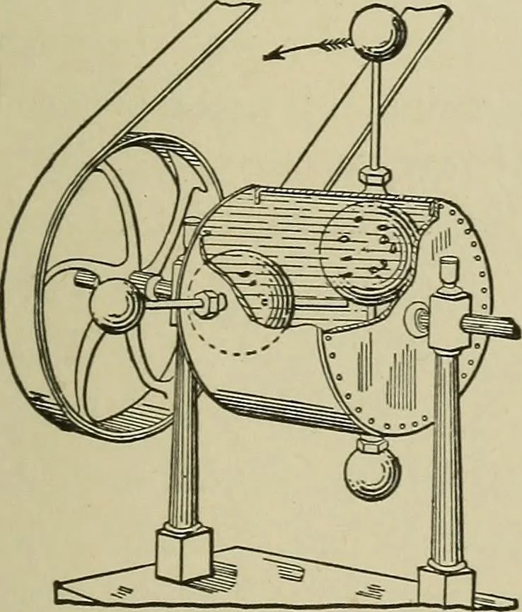 An illustration from Mechanical applicances, mechanical movements and novelties of construction; a complete work and a continuation, as a second volume, of the author's book entitled "Mechanical mvements, powers and devices";, 1917, leaf 390