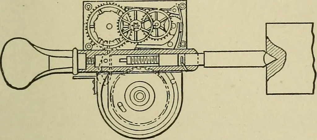 An illustration from Mechanical applicances, mechanical movements and novelties of construction; a complete work and a continuation, as a second volume, of the author's book entitled "Mechanical mvements, powers and devices";, 1917, leaf 56